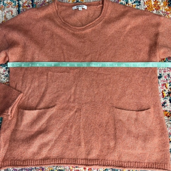 Madewell Chelsea Pocket Pullover Sweater Alpaca Blend Cozy Warm Layer Fall Piece - Picture 7 of 10